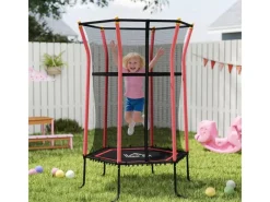 Kids Trampoline Stahl Kunststoff Ø163,5 x H190 cm*HOMCOM Online