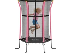 HOMCOM Trampoline|Kids Trampoline Stahl Kunststoff Ø163,5 x H190 cm