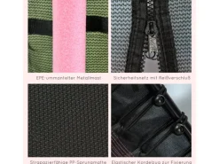 HOMCOM Trampoline|Kids Trampoline Stahl Kunststoff Ø163,5 x H190 cm