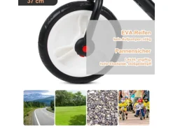 HOMCOM Fahrräder|Kinderfahrrad 2-in-1 mit Stützrädern und Pedalen