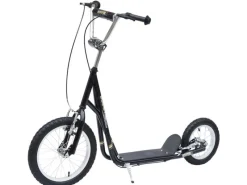 HOMCOM Quads|Motorroller|Kinderroller 16/12 Zoll mit Bremsen