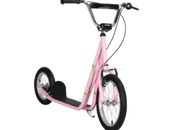 HOMCOM Quads|Motorroller|Kinderroller mit Bremsen 16/12 Zoll Kickboard