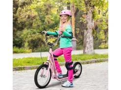 HOMCOM Quads|Motorroller|Kinderroller mit Bremsen 16/12 Zoll Kickboard