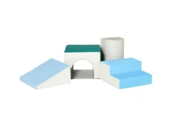 Kinder-Softplay-Set Kunstleder Mehrfarbig 150L x 50B x 39H cm*HOMCOM Clearance