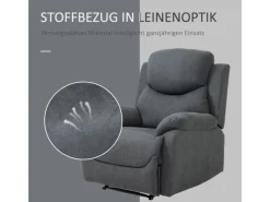 Relaxsessel Liege 150° mit Schlaffunktion 93 x 88 x 102 cm*HOMCOM Discount