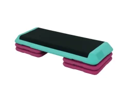 Stepbench PVC PP Schwarz Violett 110B x 40T x 20H cm*HOMCOM Clearance