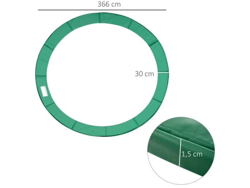 Trampolin Randabdeckung Ø366 cm*HOMCOM