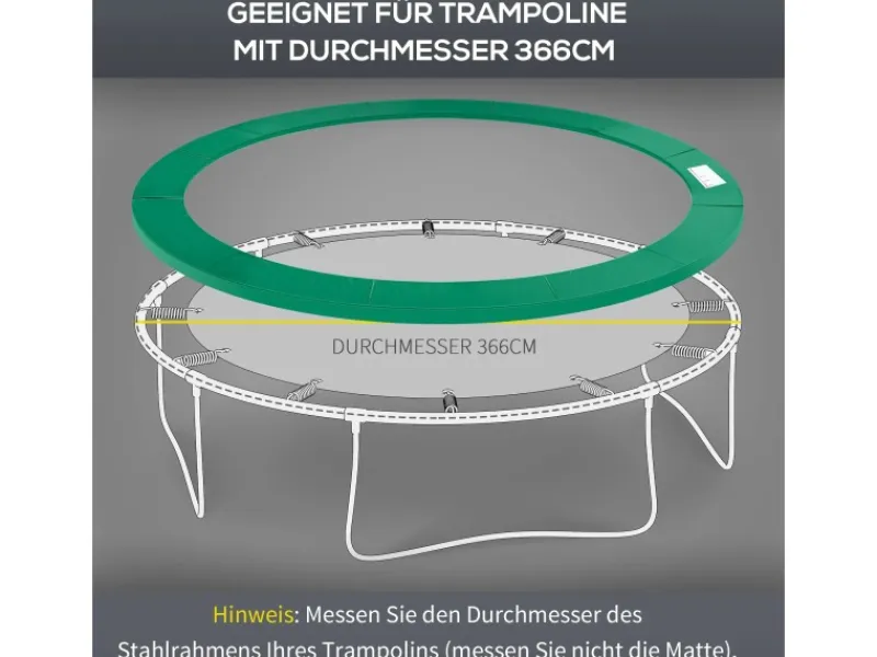 Trampolin Randabdeckung Ø366 cm*HOMCOM