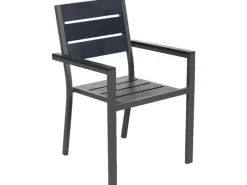 Gartenstuhl Madera Aluminium Hellgrau 12er-Set*Home Deluxe Online