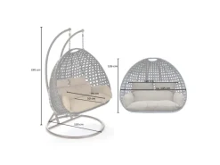 Home Deluxe Sitzkissen|Hängesessel Twin Polyrattan