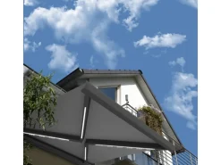 LED Vollkassettenmarkise ELOS Anthrazit 350x250cm*Home Deluxe Clearance