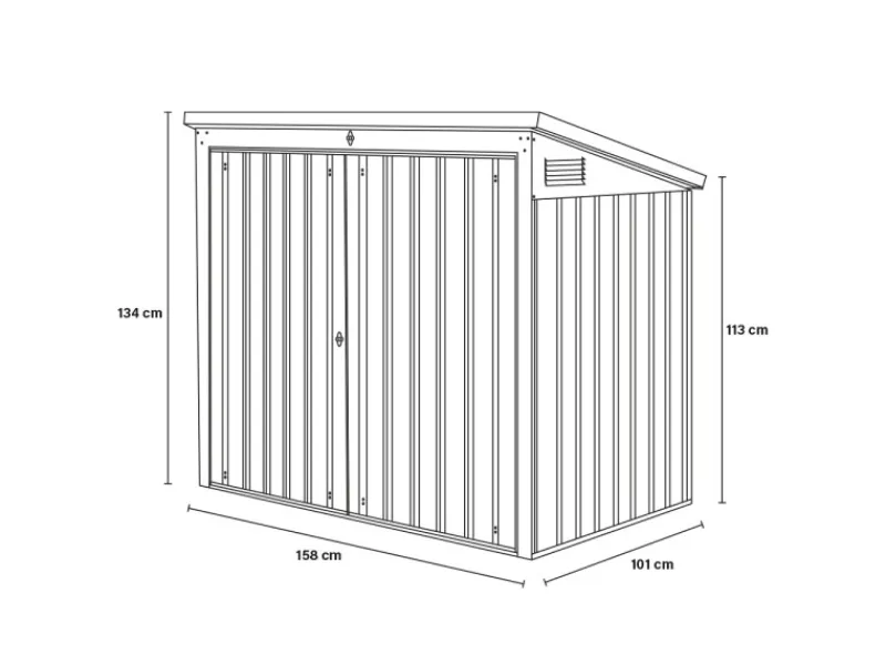 Home Deluxe Mülltonnenboxen|Mülltonnenbox Basura