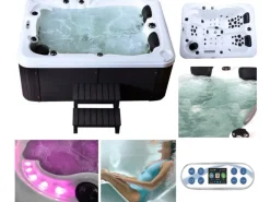 Home Deluxe Outdoor Whirlpools|Outdoor Whirlpool Beach Plus für 2 Personen 210 x 155 x 83 cm