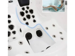 Home Deluxe Outdoor Whirlpools|Outdoor Whirlpool Beach Plus für 2 Personen 210 x 155 x 83 cm