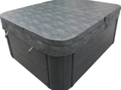 Home Deluxe Outdoor Whirlpools|Outdoor Whirlpool Black Marble Pure 210 x 160 x 85 cm Schwarz