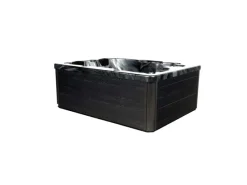 Home Deluxe Outdoor Whirlpools|Outdoor Whirlpool Black Marble Pure 210 x 160 x 85 cm Schwarz