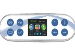 Home Deluxe Outdoor Whirlpools|Outdoor Whirlpool Beach Pure 210 x 155 x 83 cm Dunkelgrau-Weiß