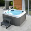 Home Deluxe Outdoor Whirlpools|Outdoor Whirlpool Sea Star Pure 180 x 160 x 79 cm Dunkelgrau-Weiß