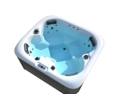 Home Deluxe Outdoor Whirlpools|Outdoor Whirlpool Sea Star Pure 180 x 160 x 79 cm Dunkelgrau-Weiß