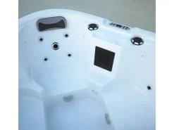 Home Deluxe Outdoor Whirlpools|Outdoor Whirlpool Sea Star Pure 180 x 160 x 79 cm Dunkelgrau-Weiß