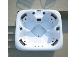 Home Deluxe Outdoor Whirlpools|Outdoor Whirlpool Sea Star Plus 180 x 160 x 79 cm Dunkelgrau-Weiß