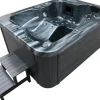 Home Deluxe Outdoor Whirlpools|Whirlpool Black Marble für 3 Personen 210 x 160 x 85 cm