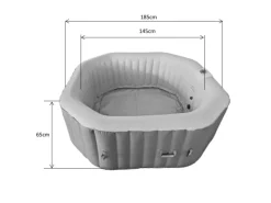 Home Deluxe Outdoor Whirlpools|Whirlpool Drop Ø 185 cm x 65 cm Rund