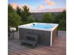 Home Deluxe Outdoor Whirlpools|Whirlpool Stream Big für 5 Personen 207,5 x 207,5 x 88 cm