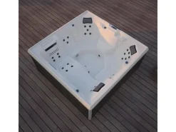 Home Deluxe Outdoor Whirlpools|Whirlpool Stream Big für 5 Personen 207,5 x 207,5 x 88 cm