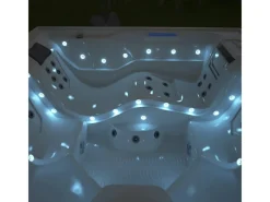 Home Deluxe Outdoor Whirlpools|Whirlpool Stream Big für 5 Personen 207,5 x 207,5 x 88 cm