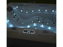 Home Deluxe Outdoor Whirlpools|Whirlpool Stream für 3 Personen 211 x 156,5 x 74,05 cm