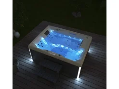 Home Deluxe Outdoor Whirlpools|Whirlpool Stream für 3 Personen 211 x 156,5 x 74,05 cm