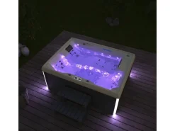Home Deluxe Outdoor Whirlpools|Whirlpool Stream für 3 Personen 211 x 156,5 x 74,05 cm