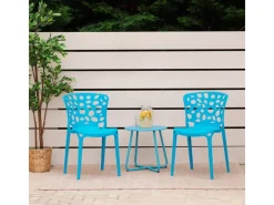 Homestyle4u Gartenstühle|Gartenstuhl 6er Set in 2458