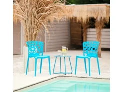 Homestyle4u Gartenstühle|Gartenstuhl 6er Set in 2458