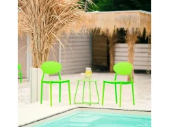 Homestyle4u Gartenstühle|Gartenstuhl 4er Set in 2451