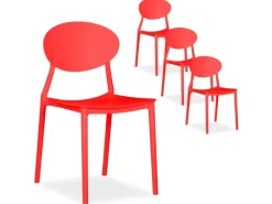 Homestyle4u Gartenstühle|Gartenstuhl 4er Set in 2450