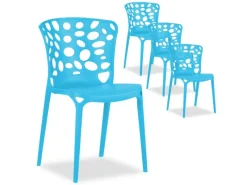 Homestyle4u Gartenstühle|Gartenstuhl 4er Set in 2457