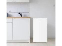 homeX Kühlboxen|Kühlschrank ohne Gefrierfach Vollraumkühlschrank Klein 88L Nutzinhalt Tischkühlschrank Freistehend Weiß