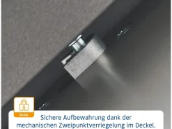 Kinder Hörmann Kinder-Gartengeräte|Auflagenboxen|Gartenbox Elegant 166 cm x 88 cm x 73 cm