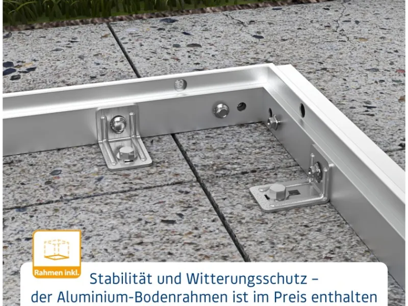 Hörmann Kaminholzregale|Kaminholzregal Elegant-V Typ 2 aus Metall RAL9007 aluminium