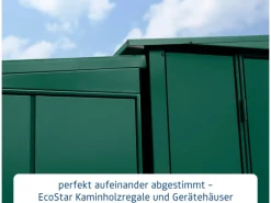 Kaminholzregal Elegant-V Typ 2 aus Metall RAL6005*Hörmann Best