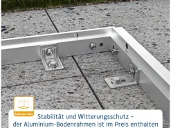 Hörmann Kaminholzregale|Kaminholzregal Elegant-V Typ 1 aus Metall RAL5014