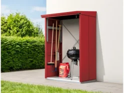 Hörmann Kaminholzregale|Kaminholzregal Elegant-V Typ 1 aus Metall RAL3004