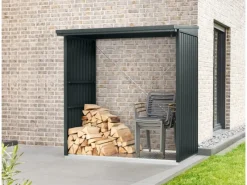 Kaminholzregal Trend-V Typ 2 aus Metall RAL7016*Hörmann Online