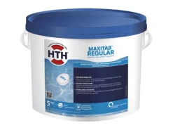 Poolpflege|HTH 5 kg MaxiTab Regular 200g Chlor Tabletten Langsam Löslich Desinfektion Pool