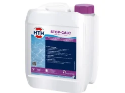 Aufstellpools|Poolpflege|HTH STOP CALC 5 Liter gegen Kalk Ablagerungen Schutz Pool Schwimmbad Trübung