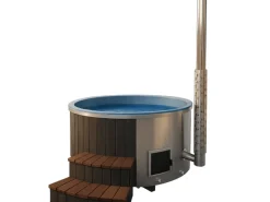 Icewolf Hot Tub Badefass mit Spa  Massage &  Sprudelfunktion für 4 bis 6 Personen 200cm Vollaustattung* Clearance