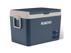 Kühlboxen|Igloo Kompressor-Kühlbox ICF60 AC/DC 59 l Rauchblau