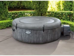 Intex Outdoor Whirlpools|PureSpa Bubble Massage Greywood Deluxe Ø 196 cm x 71 cm